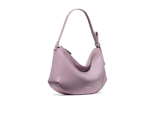 Loop Glazed Leather Shoulder Bag