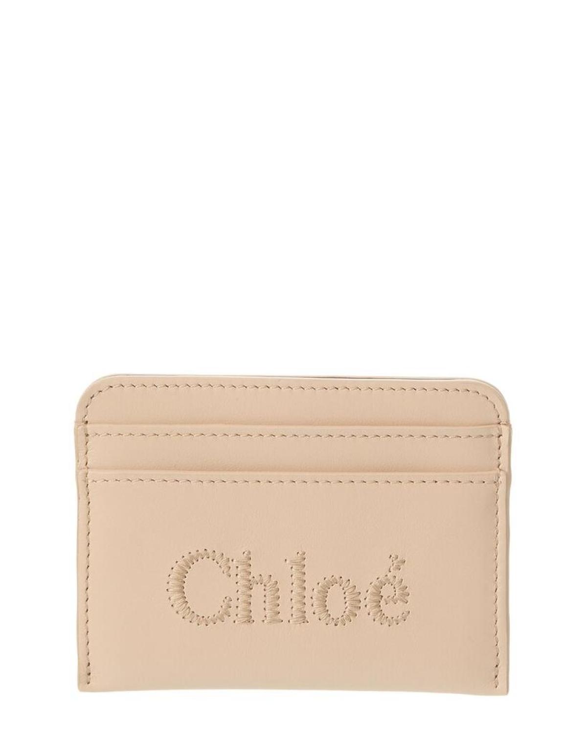 Chloé Sense Leather Card Holder