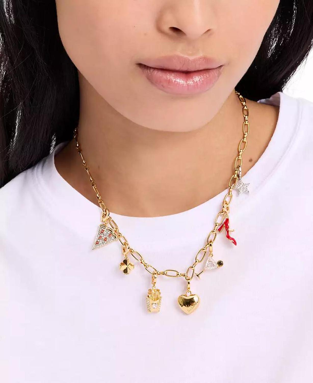 One In A Million Chain Charm Necklace, 16" + 3" extender