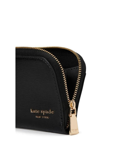 Devin Saffiano Leather Zip Card Case