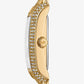 Petite Emery Pavé Gold-Tone Watch