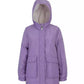 Toddler and Little Girls Fleece Lined Rain Jacket