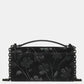 Deco Uptown Blooms Printed Suede Mini Crossbody Bag