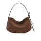 Loop Suede Large Shoulder Bag