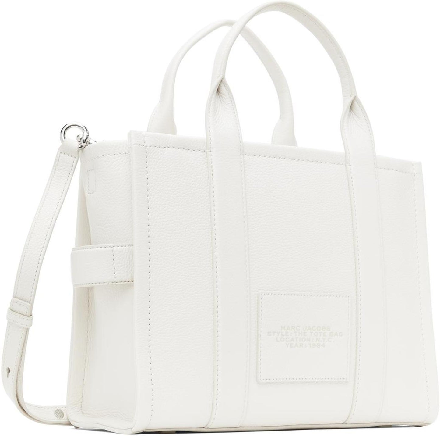 White 'The Leather Medium' Tote