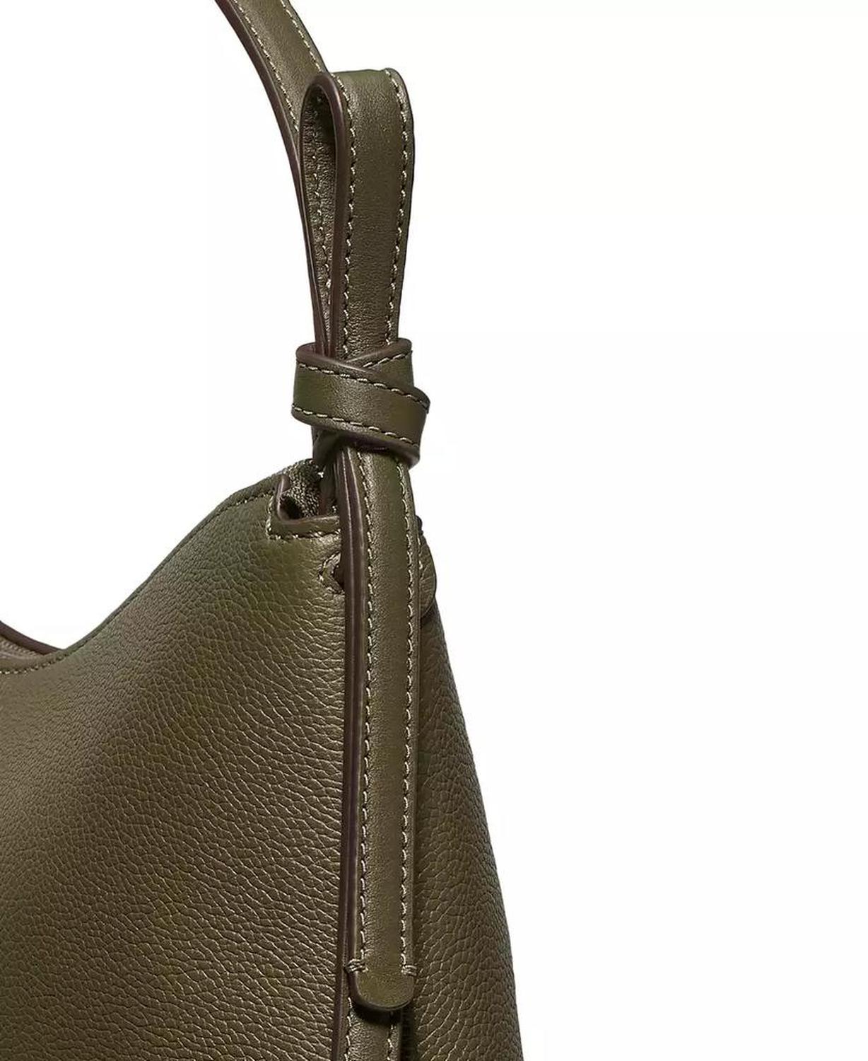 Loop Medium Pebbled Leather Shoulder Bag