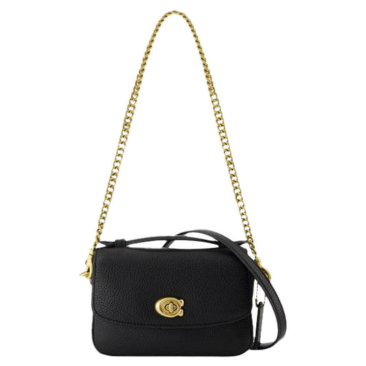 Cassie 17 Crossbody - Coach - Leather - Black