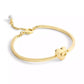 Gold Plated Heart Cuff Bracelets