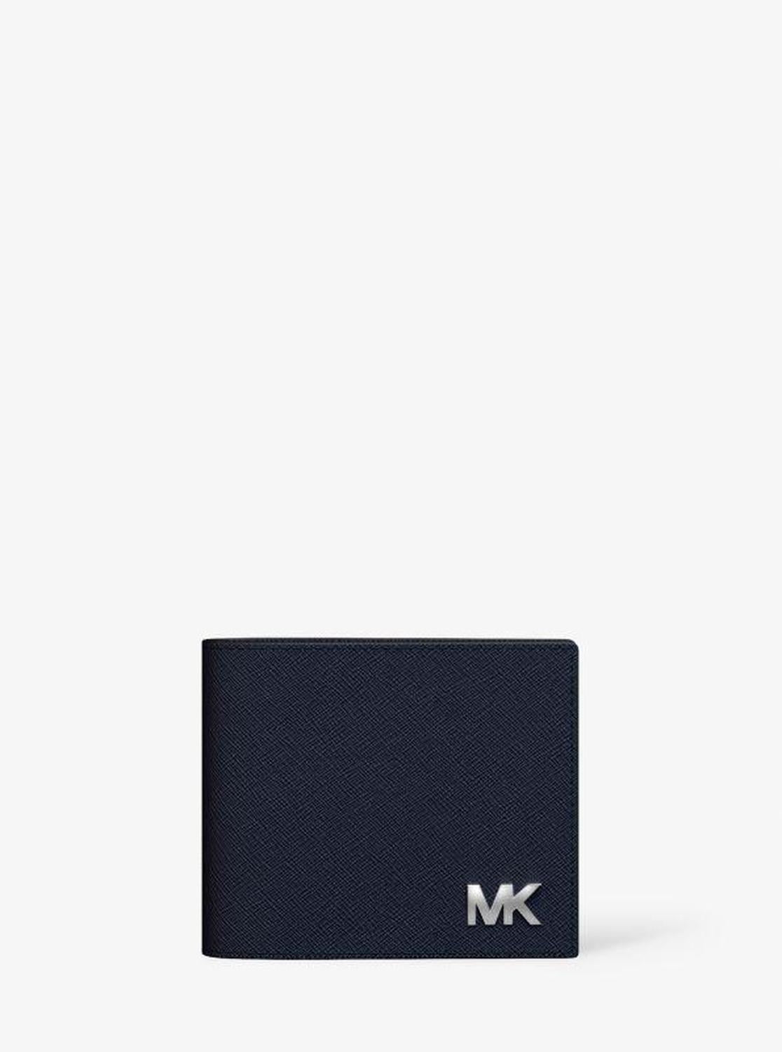 Cooper Saffiano Leather Billfold Wallet With Passcase