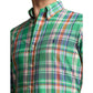 Classic Fit Plaid Oxford Shirt