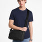 Edison Medium Saffiano Leather Messenger Bag