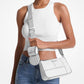 Jet Set Travel Small Metallic Patchwork and Signature Logo Crossbody Bag
