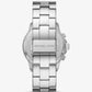 Oversized Brynn Pavé Silver-Tone Watch