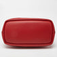 Chloe Red/brown Leather Medium Baylee Tote