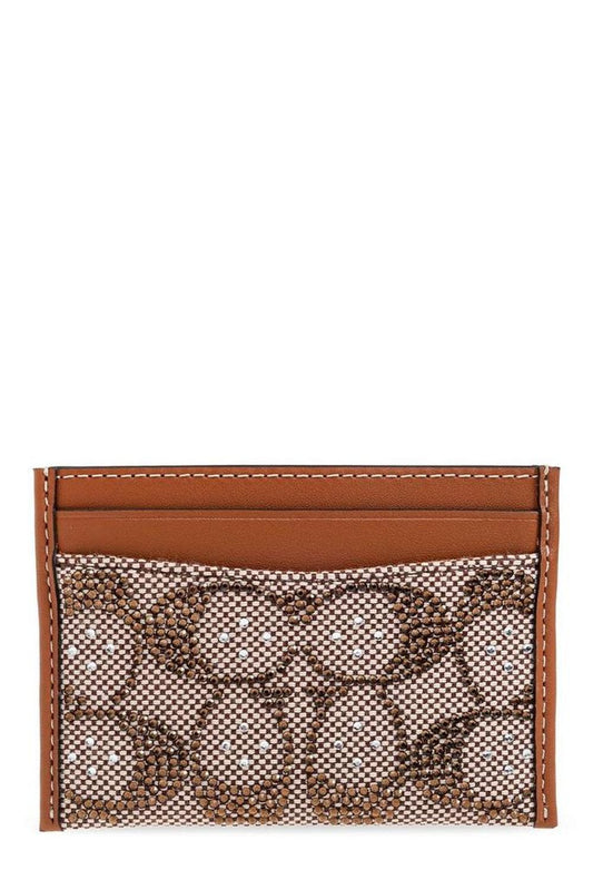 Coach Signature Jacquard Essential Card Case