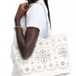 Do It All Perforated Leather Tote Bag