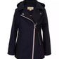 Toddler and Little Girls Asymmetric Zip Softshell Jacket