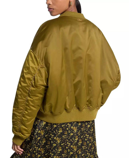 Women's Zip Front Filled Bomber Jacket