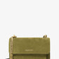 Claire Large Suede Shoulder Bag