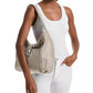 Extra Large Leather Hobo Shoulder Bag