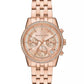 Women's Mini Ritz Chronograph Rose Gold-Tone Stainless Steel Watch, 35mm