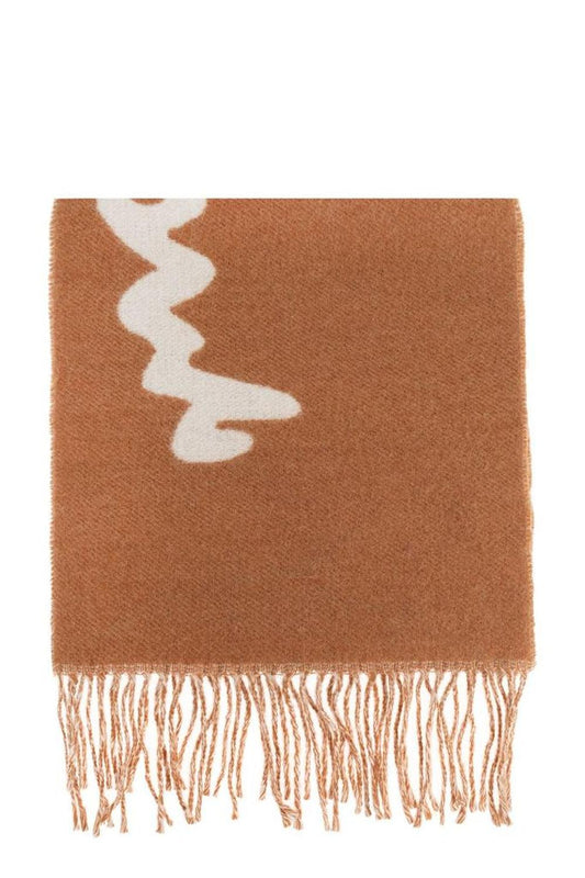 Marc Jacobs Knit Fringed Scarf