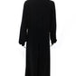 Michael Kors Womens Fall 2014 Button Up Slit Tunic Blouse Black Silk