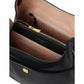 Deco Pebbled Leather Large Shoulder Bag
