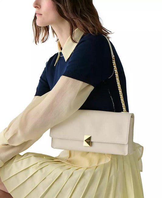 Deco Fine Grain Leather Soft Shoulder Bag