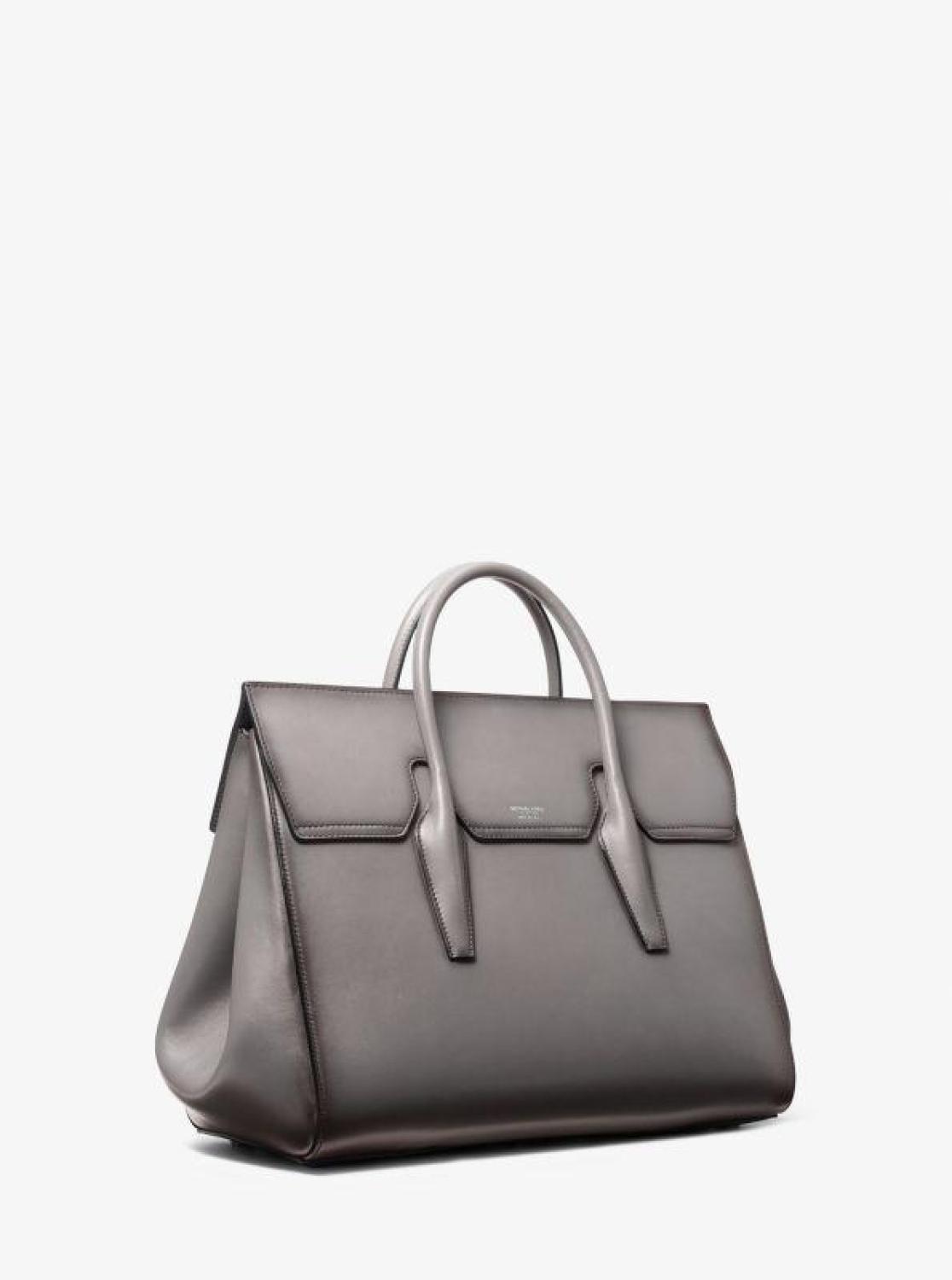 Campbell Burnished Leather Weekender Bag