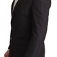 Dolce & Gabbana Elegant Taormina Black Cotton Blazer