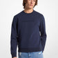 Logo Embossed Cotton Blend Sweater