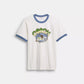 Surf Graphic T Shirt In Organic Cotton
