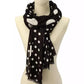 Women's Breezy Dot Viscose Oblong Scarf