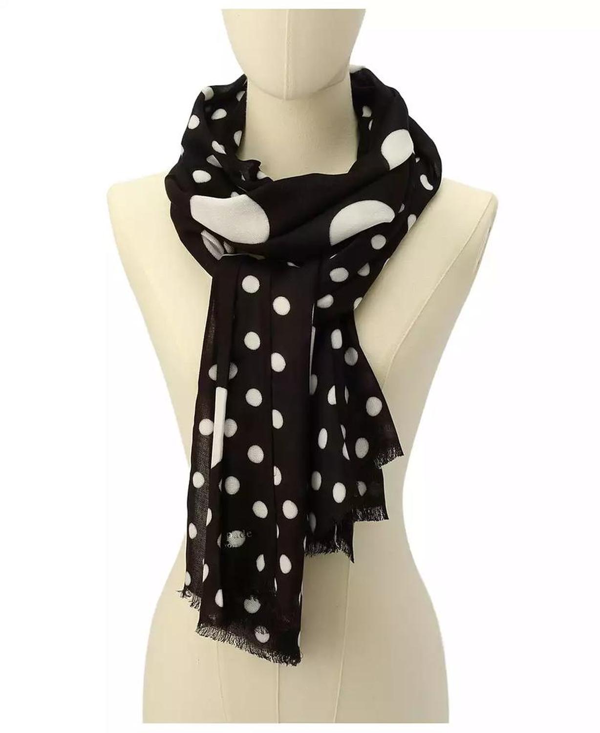 Women's Breezy Dot Viscose Oblong Scarf