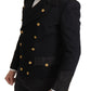Dolce & Gabbana Elegant Black Double Breasted Jacket