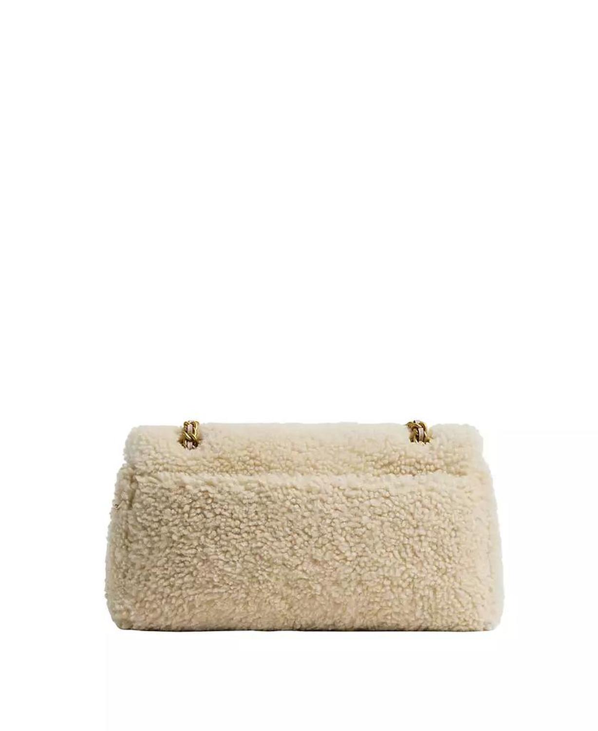 Tabby Medium Shearling Shoulder Bag 26