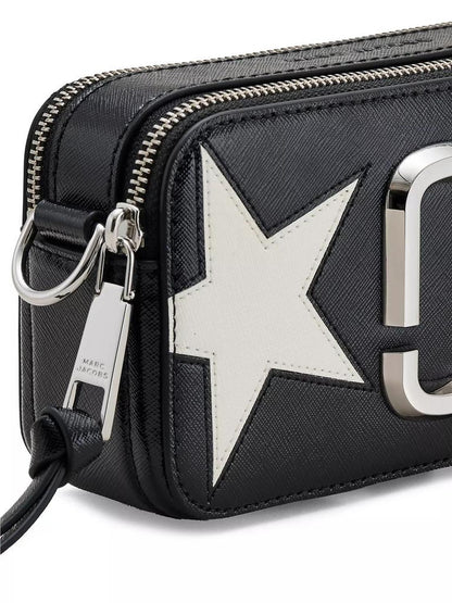The Star Patchwork Leather Snapshot Crossbody Bag