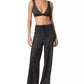 Women's Lace Wide-Leg Cover-Up Pants