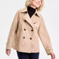 Women's Short Double-Breasted Trench Coat