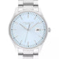 Men's Oliver Silver Tone Stainless Steel Bracelet Watch, 41mm