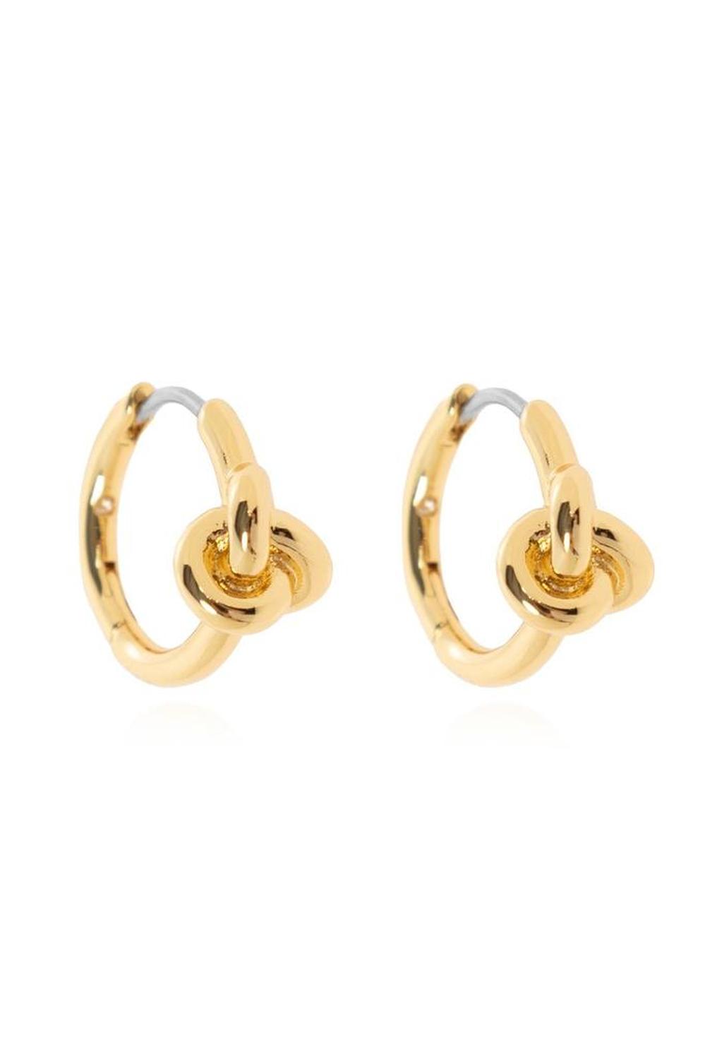 Kate Spade Double Knot Huggies Earrings