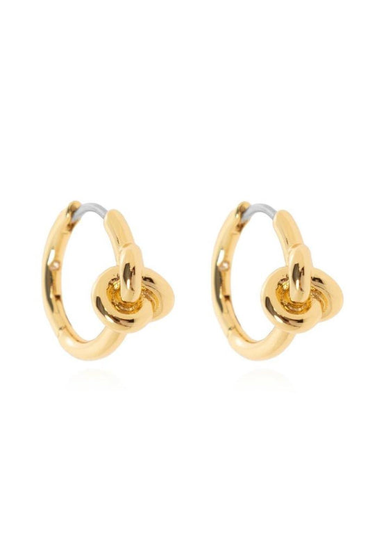 Kate Spade Double Knot Huggies Earrings