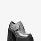 Colby Crackled Metallic Leather Platform Loafer