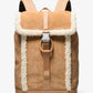 Cooper Suede and Sherpa Backpack