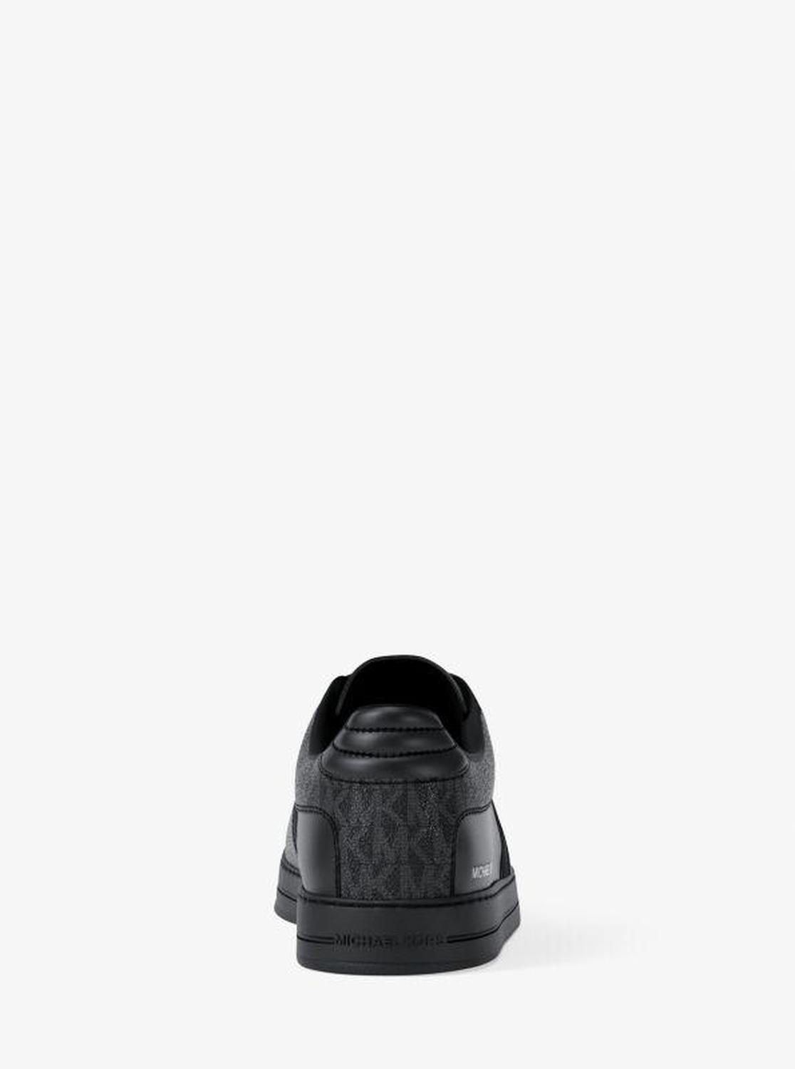 Brady Signature Logo and Leather Sneaker
