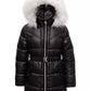 Michael Kors Toddler & Little Girls Belted Stadium Puffer Jacket with Faux-Fur Trim