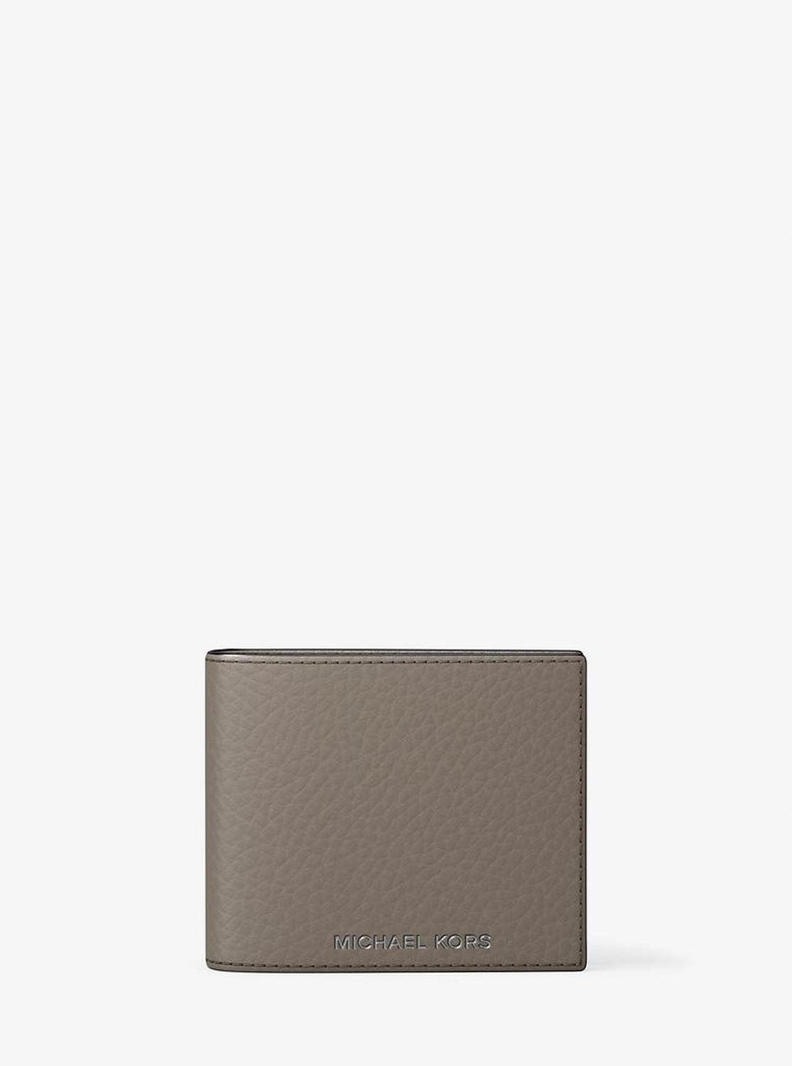 Hudson Pebbled Leather Billfold Wallet