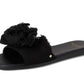 Flourish Canvas Flat Sandal