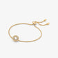Pavé Halo Slider Bracelet